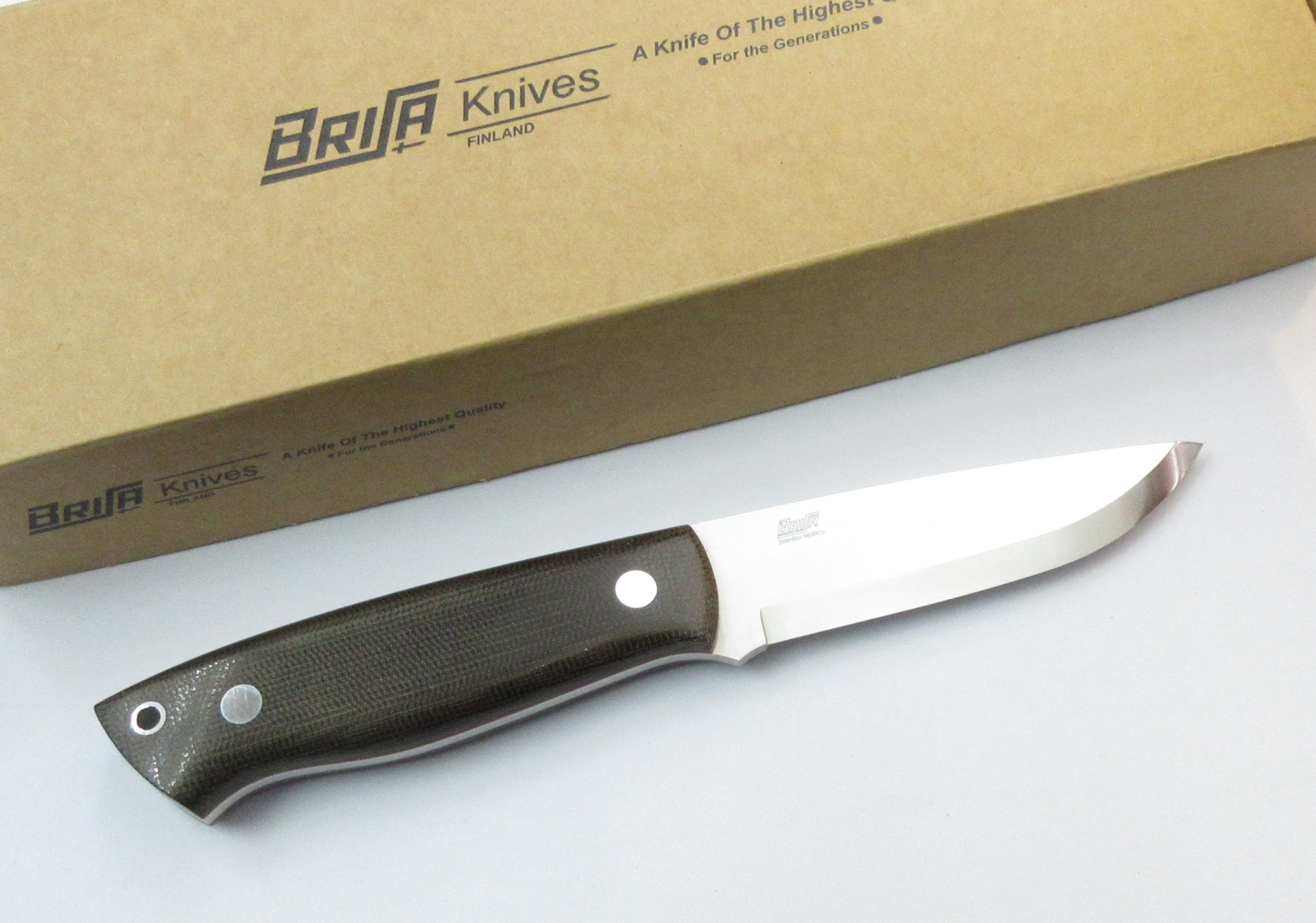 ブリザ ナイフ トラッパー95 フィンランド製 マイカルタ N690ステンレス フルタング (A-06)) Brisa｜阿佐ヶ谷　しんかい