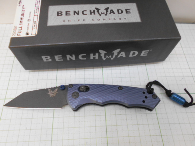 楽天市場】ベンチメイド ナイフ 290BK フル・イミュニティー クレーターブルーCPM-M4 USA製 (D-482) BENCHMADE :  阿佐ヶ谷 しんかい