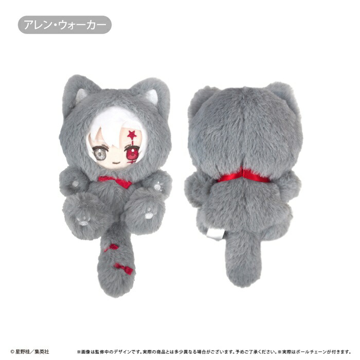 10月発売予定　「D.Gray-man」　たぴにゃんこ Vol.1 アレン・ウォーカー　ぬいぐるみ　全高約15cm画像