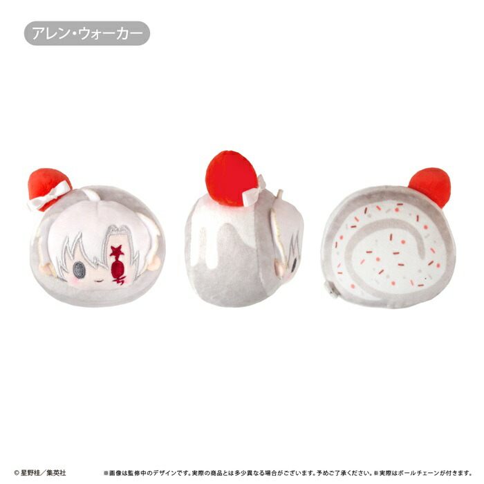 10月発売予定　「D.Gray-man」　ロールケーキたぴぬい Vol.1 アレン・ウォーカー　ぬいぐるみ　全高約8cm画像