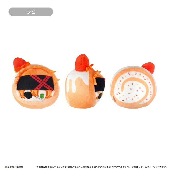 10月発売予定　「D.Gray-man」　ロールケーキたぴぬい Vol.2 ラビ　ぬいぐるみ　全高約8cm画像