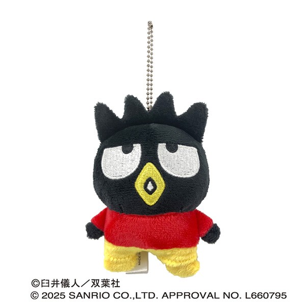 7月発売予定　クレヨンしんちゃん×サンリオキャラクターズ ぬいぐるみマスコット　(4)バッドばつ丸画像