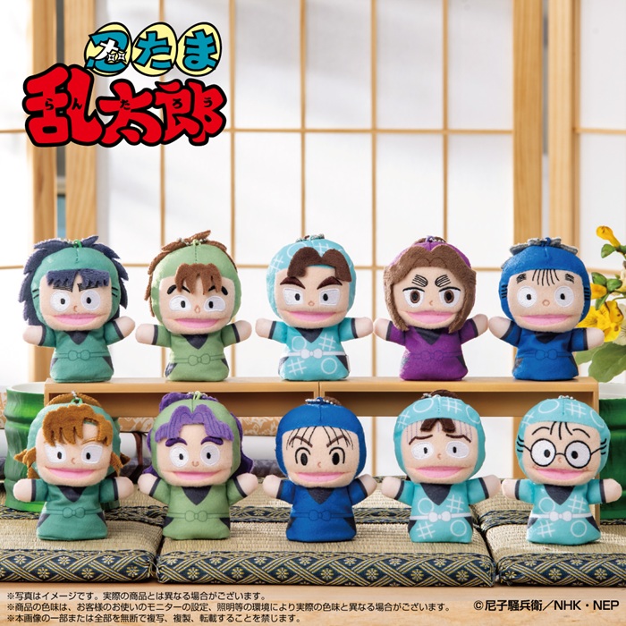 5月再入荷予定　忍たま乱太郎　指人形マスコット Vol.1　BOX　10個入り　【1BOXで全種揃います】画像