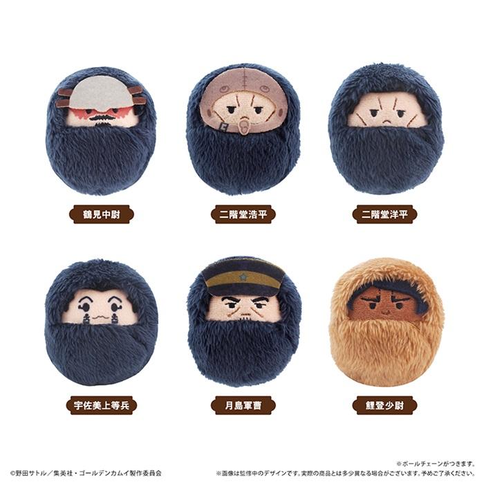 6月発売予定　TVアニメ「ゴールデンカムイ」　くるみたぴぬいVol.3　全6種類　BOX　6個入　【1BOXで全種揃います】画像