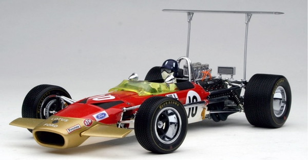【送料無料】　EXOTO 1/18 ロータス 49B 1968年 U.S GP #10 G.ヒル 完成品ダイキャストミニカー GPC97007
