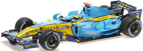 楽天市場】ミニチャンプス 1/18 ルノー R26 No.1 2006 F1 ブラジルGP