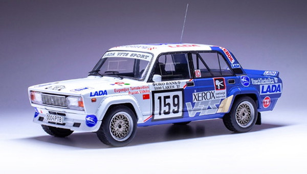 IXO MODELS 1/18 ラーダ 2105 VFTS 1987年1000湖ラリー #159 E.Tumalevicius/P.Videika 完成品ダイキャストミニカー 18RMC181B