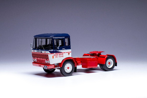 IXO MODELS 1/43 DAF 2600 1970 ブルー&ホワイト 完成品ダイキャストミニカー TR195