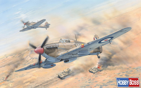 HOBBY BOSS 1/48 イギリス空軍 ハリケーンMk.II D/TROP プラモデル 81780