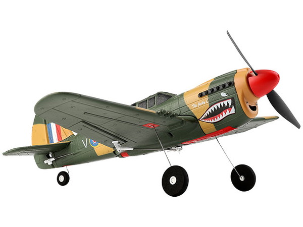[日本正規品]　HiTEC XK P-40 ファイター エアープレーン RTFセット 2.4GHz 技適認証済 本体重量99g以下 プロポ付き A220