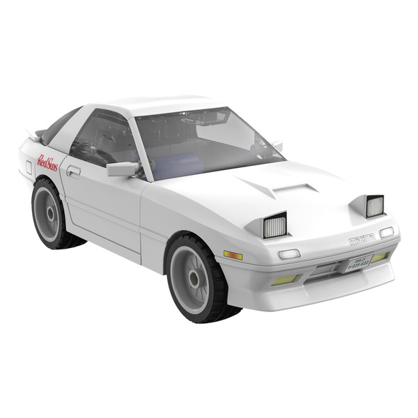 【2025年3月発売予定】　童友社 頭文字D リアルボディキット 高橋涼介 RX7-FC3S ブロックキット CaDA×イニシャルDコラボレーションモデル画像