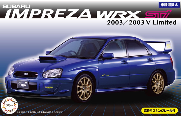 楽天市場】1/24 ID103 スバル インプレッサ WRX Sti/2003 V