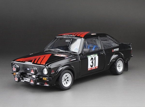 SUNSTAR 1/18 フォード エスコート RS1800 1981年 ラリーポルトガル #31 篠塚建次郎/Harris.B 完成品ダイキャストミニカー 4863R