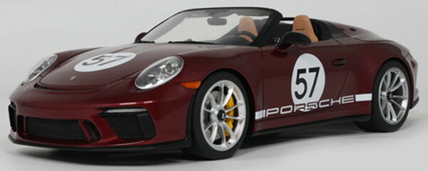 GT SPIRIT 1/18 ポルシェ 911(991.2) スピードスター ヘリテージエディション 2019 (チェリーメタリック) 完成品ミニカー GTS929