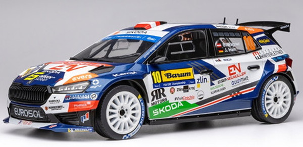 IXO MODELS 1/18 シュコダ ファビア RS ラリー2 2024年バルムラリー 2位 #10 サイモン・ワグナー 為し終わる品ダイキャストミニカー 18RMC221 ミニカー・トイカー-乗り物のおもちゃ