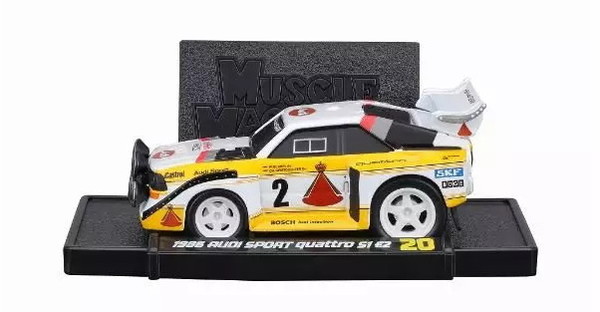 【激レア・入手困難品】オリジナル　マッスルマシーン　ウィリークーペ ホットウィール ベーシックカー '87 アウディ クワトロ | Toys”R
