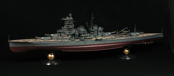 フジミ真似形 1/350 艦船真似形つづき物 No.02 EX-1 日本米国海軍弾丸道路軍艦 榛名(複合企業米国海軍乗り組み員員図形付き添い人) プラモデル その他-おもちゃ