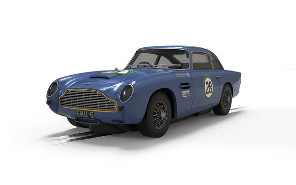 Scalextric 1/32 アストンマーティン DB5 ヒストリック GT レーシング ブルー/イエロー スロットカー C4599｜トイスタジアム2号店