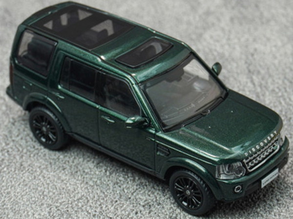 SUNSTAR 1/64 ランドローバー ディスカバリー4 グリーン (ブラックホイール) 完成品ダイキャストミニカー W640106