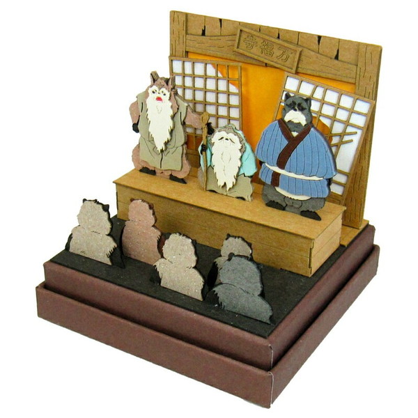 さんけい MP07-29 みにちゅあーとキット スタジオジブリmini 平成狸合戦ぽんぽこ 決起集会 ペーパークラフトキット画像