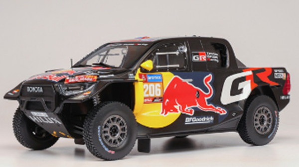 IXO MODELS 1/18 トヨタ GR DKR ハイラックス T1U(2024) 2024年 ダカールラリー #206 L.Moraes/A.Monleon 完成品ダイキャストミニカー 18RMC238A