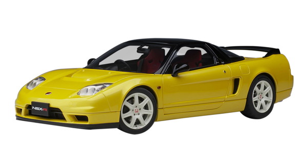 【貨物輸送無料】 AUTOart 1/18 ホンダ NSX-R (NA2) インディ黄色・パール 成し遂げる品ミニカー 73214