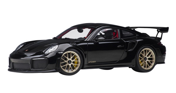 AUTOart 1/18 ポルシェ 911(991.2) GT2 RS ヴァイザッハ・パッケージ ブラック/カーボンブラック 完成品ミニカー 78186｜トイスタジアム2号店