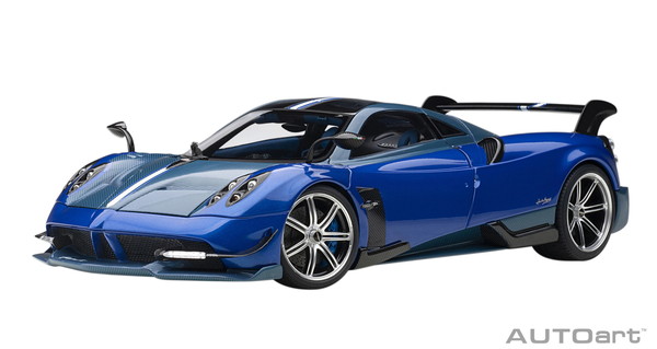 【送料無料】 AUTOart 1/18 パガーニ ウアイラ BC メタリック・ブルー/ブルー・カーボン 完成品ミニカー 78277