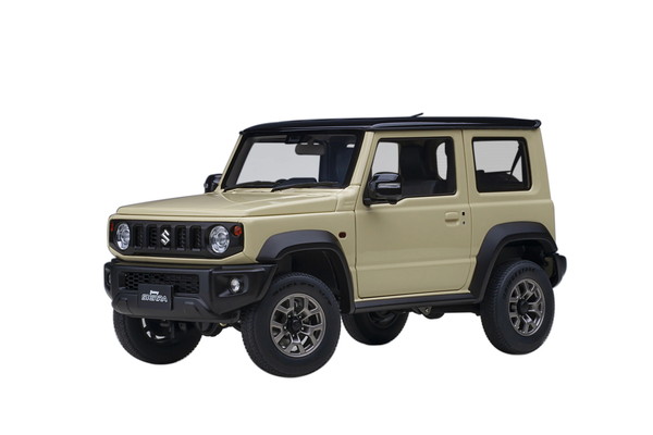 AUTOart 1/18 スズキ ジムニー シエラ (JB74) アイボリー・メタリック/ブラック・ルーフ 完成品ミニカー 78510｜トイスタジアム2号店