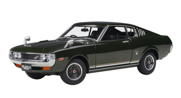 AUTOart 1/18 トヨタ セリカ リフトバック 2000GT (RA25) 1973 モスグリーン 完成品ミニカー 78768｜トイスタジアム2号店