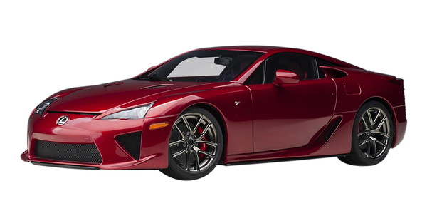 【貨物輸送無料】 AUTOart 1/18 レクサス LFA パール・赤いこと 成し遂げる品ミニカー 78853