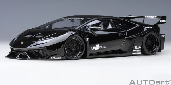 【送料無料】 AUTOart 1/18 リバティーウォーク LB-シルエット ワークス ランボルギーニ ウラカン GT ブラック 完成品ミニカー 79129