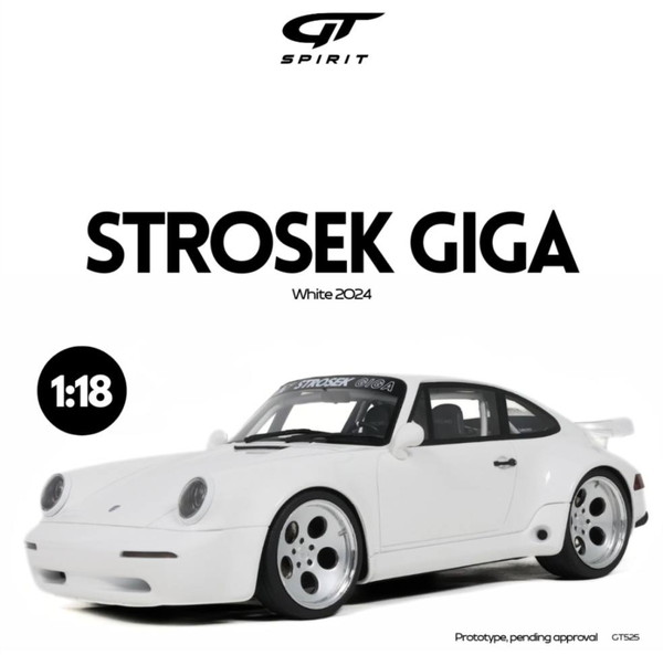 GT SPIRIT 1/18 シュトロゼック ギガ 2024 (ホワイト) 完成品ミニカー GTS525