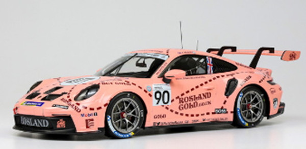 IXO MODELS 1/18 ポルシェ911 GT3 Cup 2023年 ブランズハッチ ポルシェ優勝杯 GB #90 J.Malin 為し終わる品ダイキャストミニカー 18RMC225 乗り物のおもちゃ-車-ミニカー・トイカー
