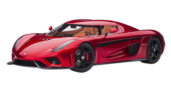 【送料無料】　AUTOart 1/18 ケーニグセグ レゲーラ キャンディ・レッド 完成品ミニカー 79026