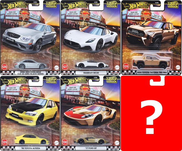 専用 ホットウィール ブールバード 11〜15　希少!!!!　ラスト1セット 専用 ホットウィール ブールバード 11〜15 希少!!!! ラスト1