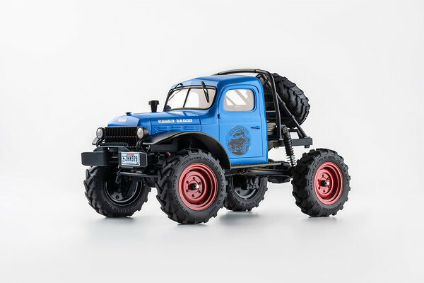 FMS 1/24 リアリスティックRC 完成モデル マッド・レーサー 4×4 パワーワゴン ブルー 完成品電動R/C 2.4GHz FMS12401BLU|トイスタジアム2号店