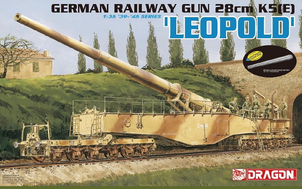5月以降発売予定 ドラゴン 1/35 WW.II ドイツ軍 28cm列車砲K5E レオポルド (2025ver.) プラモデル DR6200SP 14,484円