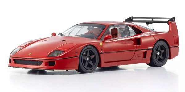 【送料無料】　京商オリジナル 1/18 フェラーリ F40 ライトウェイト LMウイング (レッド) 完成品ダイキャストミニカー KS08416RLM