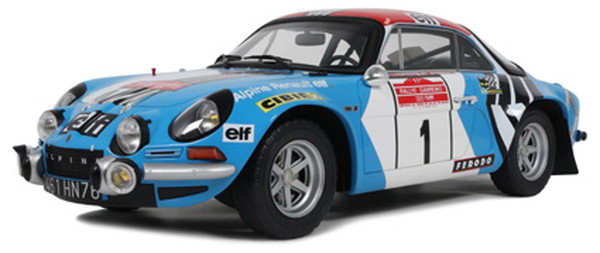 【送料無料】　OttO mobile 1/12 アルピーヌ A110 1800 サンレモラリー 1973 #1 完成品ミニカー OTMG096