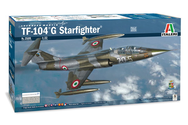 9月再入荷予定を組む イタレリ 1/32 TF-104G はやりっ子攻撃機 プラモデル IT2509
