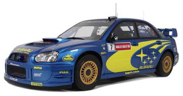 【送料無料】　OttO mobile 1/12 スバル インプレッサ (S9) WRC ウェールズラリー 2003 #7 完成品ミニカー OTMG092
