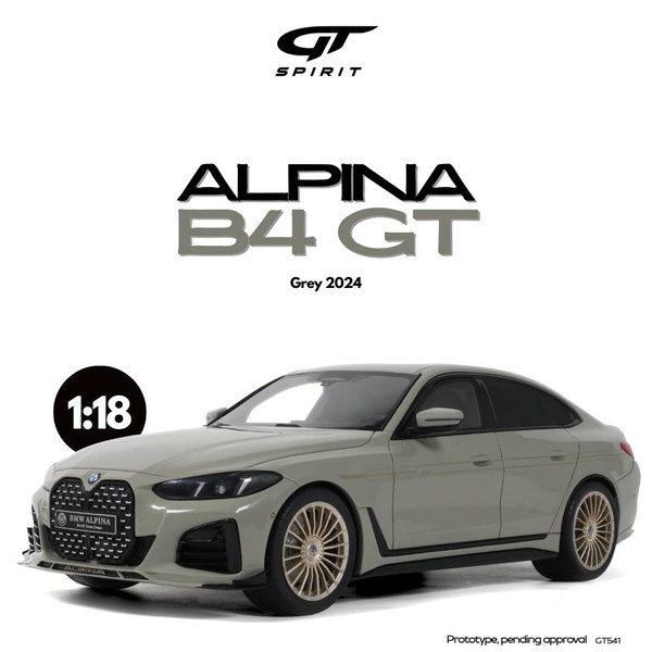 GT SPIRIT 1/18 アルピナ B4 GT 2024 (グレー) 完成品ミニカー GTS541