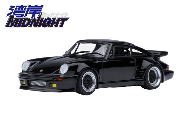 AUTOart 1/64 ポルシェ 911(930) ターボ 「湾岸ミッドナイト」 ブラックバード (第1巻仕様) 完成品ミニカー 20636画像