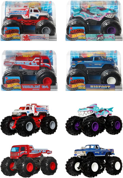 日本未発売　ホットウィール　モンスタートラック　他5台セット　ムーンアイズ 日本未発売 ホットウィール モンスタートラック 他5台セット ムーンアイズ