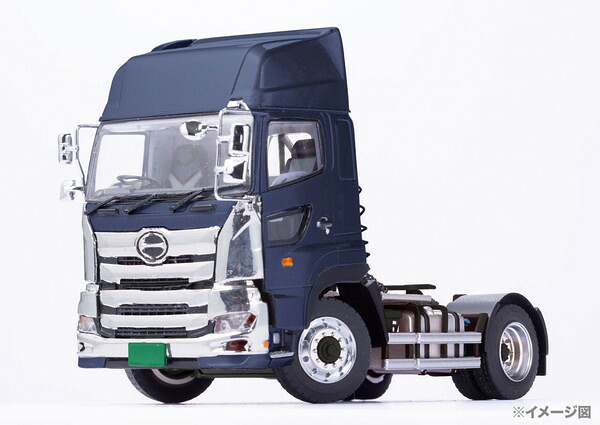 プラッツ 1/50 日野プロフィアSH 4×2 ハイルーフ ブルーメタリック 現行モデル 完成品 KK1300SHBM