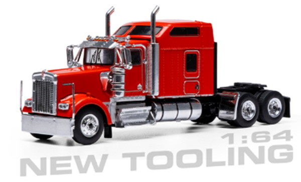 4月以降発売予定 IXO MODELS 1/64 ケンワース W900 1990 レッド 完成品ダイキャストミニカー 64TR014A