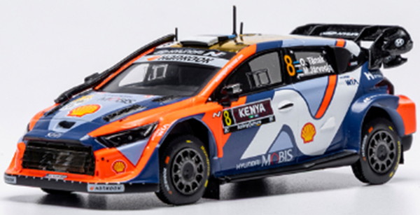 4月以降発売予定 IXO MODELS 1/43 ヒョンデ i20 N ラリー1 2025年 ラリーケニア #8 O.Tanak/M.Jarveoja 完成品ダイキャストミニカー RAM996A