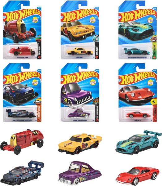 【7月4日発売予定を組む】 ホットウィール(Hot Wheels) 第一義的鉄道車両 Gアソート 36台書き割り C4982-98RG