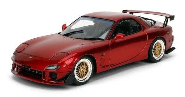 JADA TOYS 1/18 PINK SLIPSシリーズ マツダ RX-7 タイプ RS (FD3S) レッドメタリック 完成品ダイキャストミニカー JADA36471